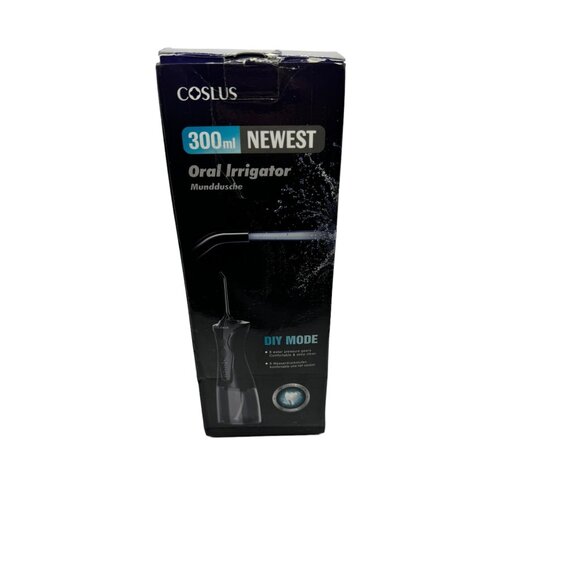 COSLUS Oral Irrigator 300ml NEWEST Water Flosser Dental Teeth Cleaner‎ - Picture 1 of 5
